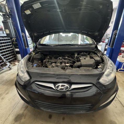 2012 Hyundai Accent timing belt replacement.